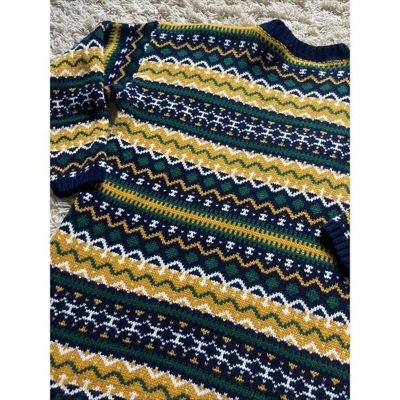 Vintage JC & Louis New York Crew Neck Sweater Knit Acrylic USA XXL - Picture 7 of 10